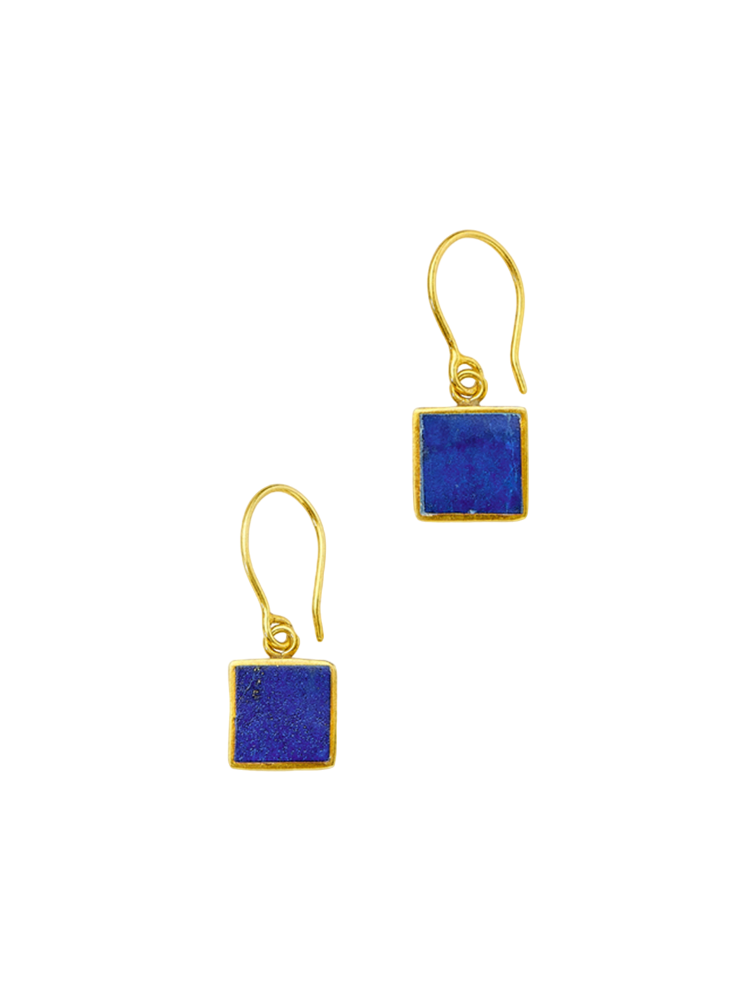 18kt gold vermeil pstm afghanistan zindagi zuhra lapis earrings